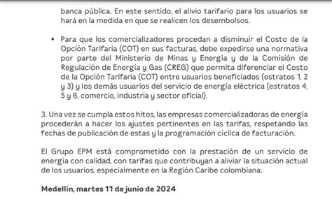 Grupo Epm Y Sus Empresas Acogieron Acuerdo Para Bajar Tarifas De