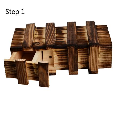 Magic Compartment Wooden Puzzle Box With Secret Drawer Gadgetworld Ng