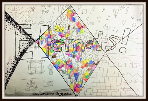 Art Room 104: Art 7: Elements of Art Project