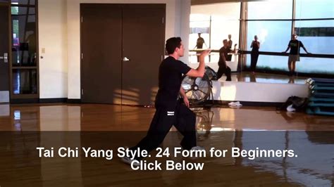 Tai Chi Yang Style. 24 Form for Beginners. - YouTube