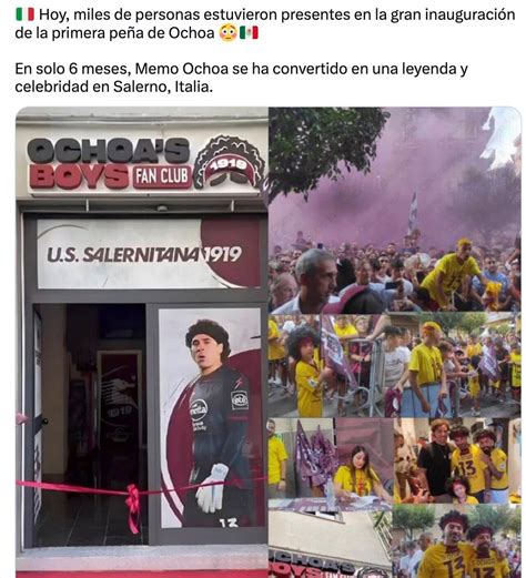 Sigue La Locura Por Guillermo Ochoa En El Salernitana Ahora Le