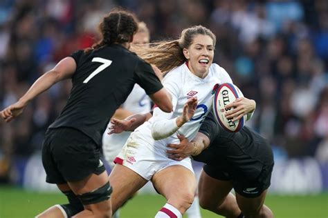 England Women Score Seven Try Rout Against World Champions New Zealand