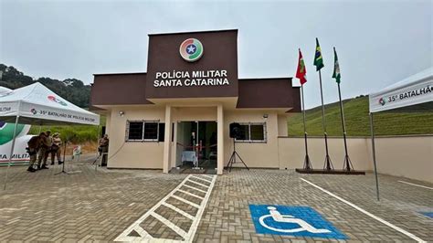 Nova sede do Grupo de Polícia Militar é inaugurada em São Martinho SSP SC