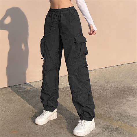 Ssxinyu Women's Baggy Cargo Pants Drawstring Elastic Waist Pants for ...