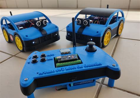 Stl File Arduino Joystick Controller With Oled Display For Arduino Rc Car 4wd Robot Car 🕹️