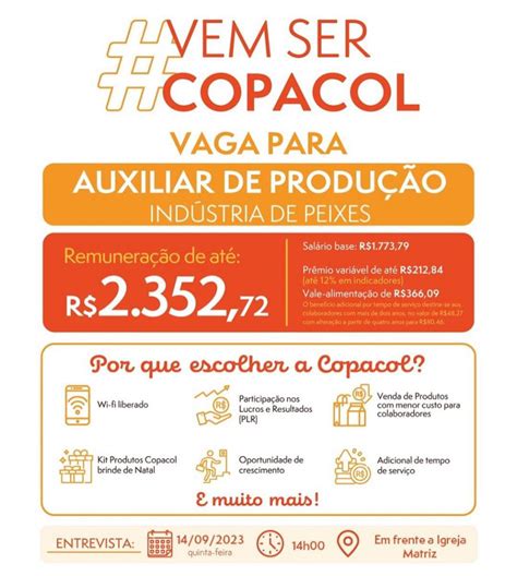 Copacol Abriu Vagas De Emprego Para Trabalhadores De Goioer Nas