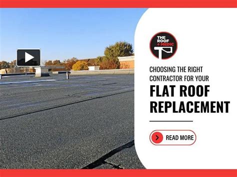 Ppt Choosing The Right Contractor For Your Flat Roof Replacement