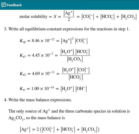 Solved Determine The Molar Solubility S Of Ag Co In A Chegg