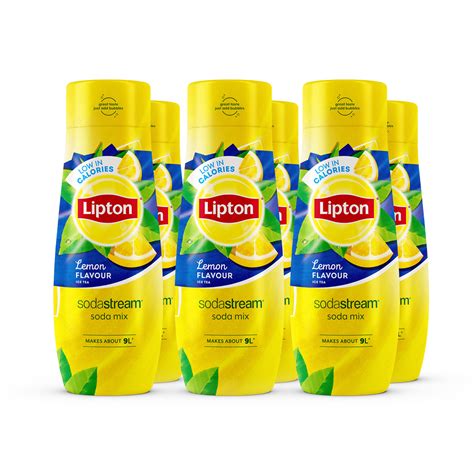 Sodastream Lipton Ice Tea Lemon 6 Pack Sodastream Australia