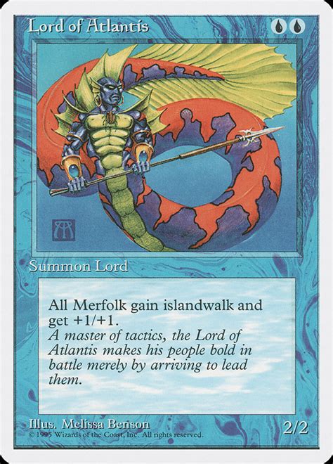 Lord Of Atlantis · Fourth Edition 4ed 82 · Scryfall Magic The