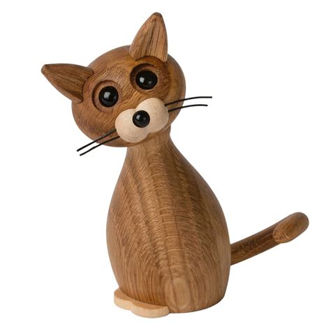 Spring Copenhagen S Lucky The Cat Figurine Is A Handmade Wooden Cat