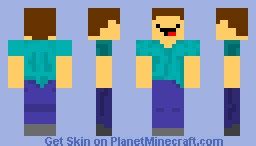 Derp Steve Minecraft Skin