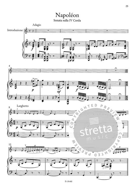 Werke F R Violine Und Orchester Von Niccol Paganini Im Stretta