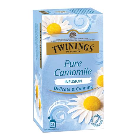 Twinings Chamomile Tea 25 Teabags Herbal Infusion Tea Subtle And