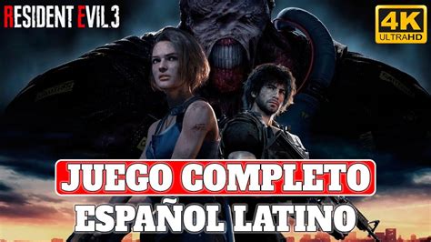 Resident Evil 3 Remake Juego Completo en Español Latino PC Ultra 4K