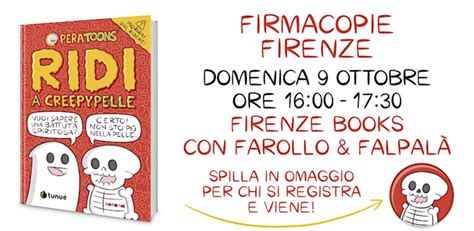 PERA TOONS al FIRENZE BOOKS 2022 Libreria Farollo e Falpalà