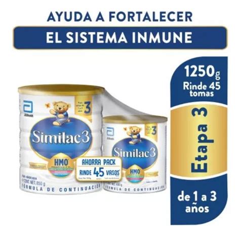 Similac Etapa 3 Formula Infantil Pack Lata De 850g Y400g Envío gratis