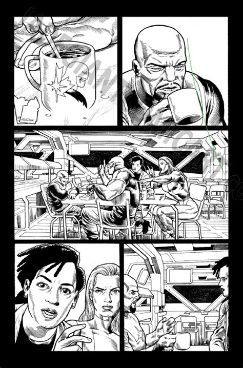 JadeGiant Comic Art Immortal Hulk 40 Page 02 Inks By Joe Bennett