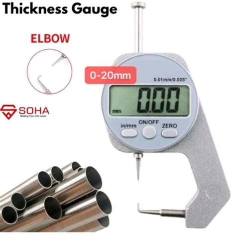 Jual Alat Ukur Ketebalan Mm Mm Digital Thickness Gauge Original