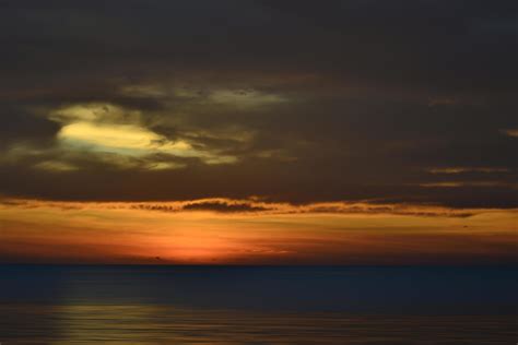 Sunset At The Beach Tanjung Aru Beach Kota Kinabalu Borneosabah