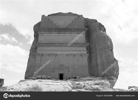 Tomb Lihyan Son Kuza Known Qasr Farid Most Iconic Tomb Stock Photo By