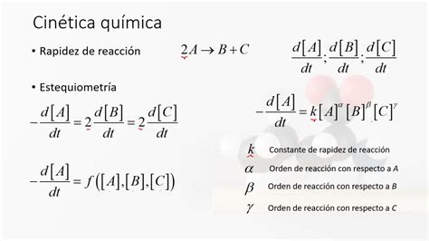 Equilibrio y Cinética Reacciones de orden 2 Ecuacion de Arrhenius