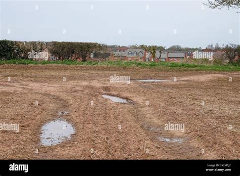 Waterlogged Farmers Fields April 2024 Stock Photo Alamy