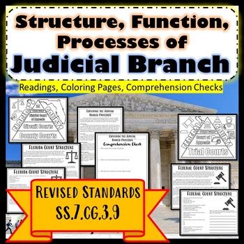 Judicial Branch Structure Function and Processes SS.7.CG.3.9 Revised Civics