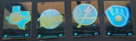 1991 UPPER DECK BASEBALL TEAM LOGO HOLOGRAMS U PICK 2 EBay