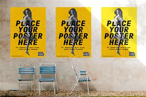 30 Poster Mockup Psd Templates To Showcase Your Designs Super Dev