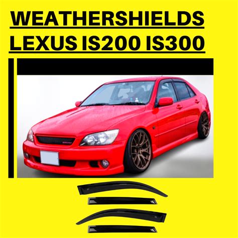 Weathershields For Lexus Is200 Is300 Altezza 98 05 Window Side Visor