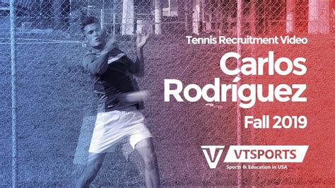 College Tennis Recruitment Carlos Rodriguez Spain Fall 2019