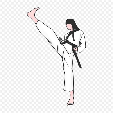 Taekwondo Free Girl, Girl, Taekwondo, Free PNG Transparent Clipart ...