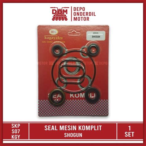 Seal Komplit Shogun 7 Biji Kagayaku Oli Sil Kit Karet Mesin Paket