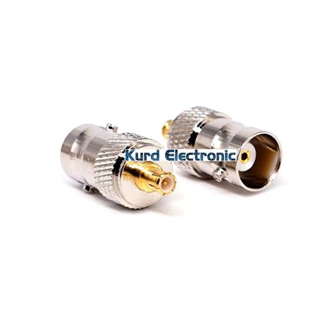 BNC-MCX Oscilloscope Connector Adapter BNC Female MCX Male Connector ...