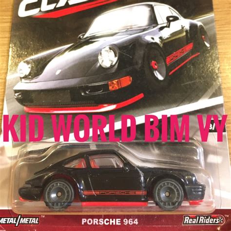 Xe mô hình Hot Wheels Car Culture Modern Classics Series Porsche 964 DWH67 bánh cao su