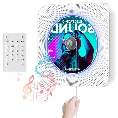 Free Shipping! Bluetooth CD Player, Wall Mountable CD Player with ...