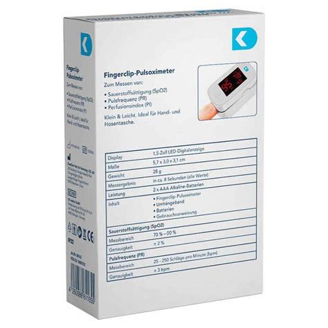 Pulsoximeter Fingerclip Digital St Bei Aponeo Kaufen