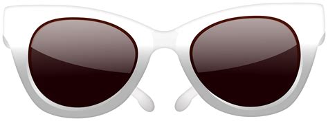 White Sunglasses Transparent Image | Gallery Yopriceville - High ...