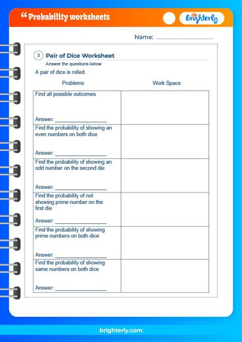 Free Printable 7th Grade Probability Worksheets Pdfs Brighterly