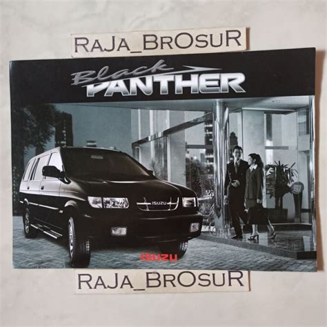 Jual Poster Brosur Katalog Flyer Jadul Lawas Isuzu Black Panther 2002