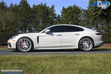 White Porsche Panamera Forgiatos — Dreamworks Motorsports