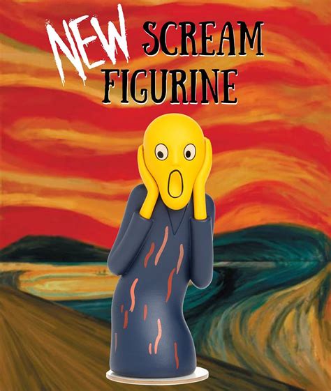 The Scream Vinyl Figure From Today Is Art Day SpankyStokes