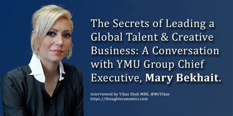 The Secrets Of Leading A Global Talent And Creative Business A