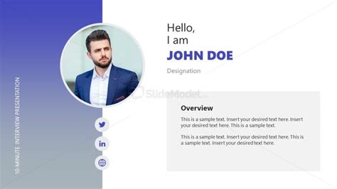 Overview Slide Interview Ppt Template Slidemodel