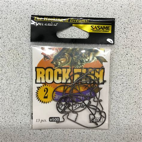 Крючок офсетный Rock Fish #2 - Грузик-52 - Магазин рыболовных грузил и ...