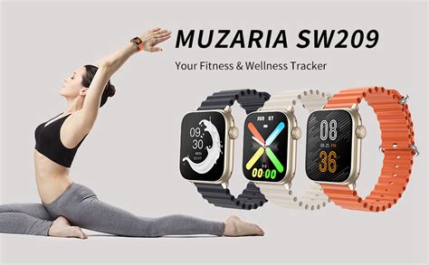 Muzaria Smart Watch Fitness Watch With Make Answer Calls And Voice Assistant Fitness Tracker