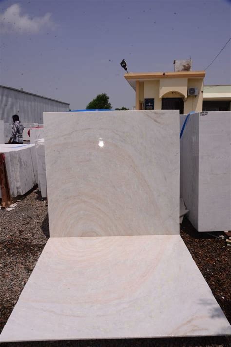 White Marble Slab Application Area Flooring Thickness 18 Mm At Rs