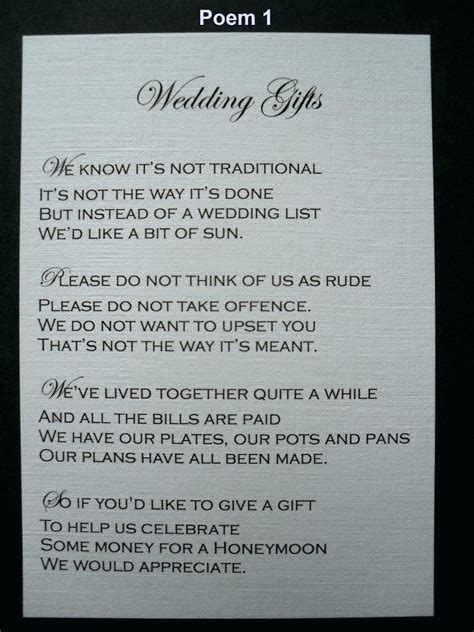 Wedding Money Tree Poem Lucky Wishing Emasscraft Org