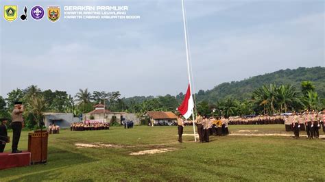 Upacara Peringatan Hari Pramuka Ke Digelar Kwarran Leuwiliang